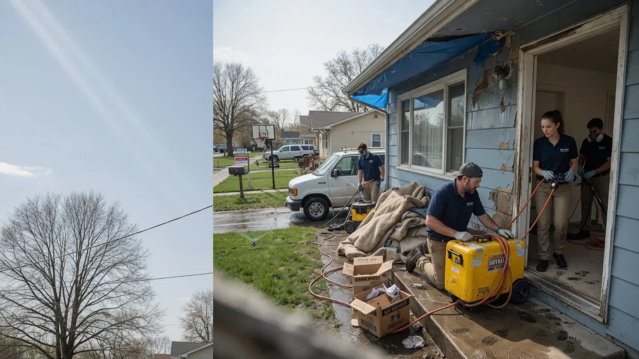 Basement Flood Cleanup in Griffin, IN near me